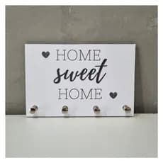 Porta Chaves Decorativo MDF - Home Sweet Home