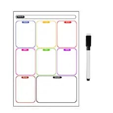 Lousa Planner Magnético Semanal Geladeira - Casa Nova - Organizador Lembretes Recados Notas + Caneta