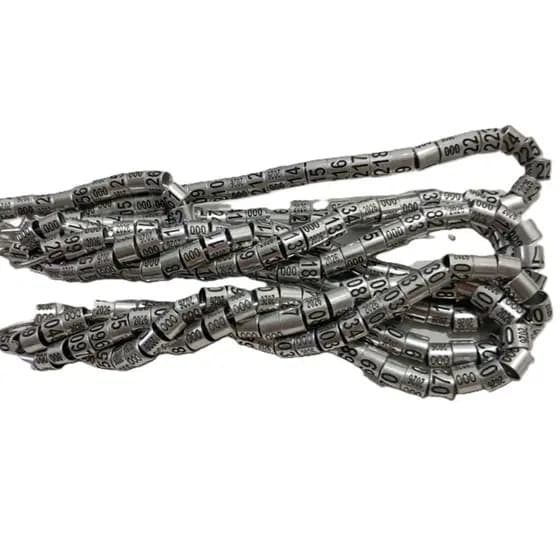 10 Anilhas Fechadas Ox Premium Trinca Ferro Adultos