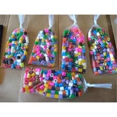 Anilhas Canario Belga Premium, 500 Unid Coloridas Plasticas