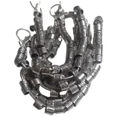 15 Anilhas de marcação Trinca Ferro Ox Premium, fechadas em tamanho Maior para adultos, (animais de estimaçao) (não São Ibama)