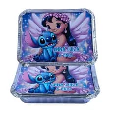 80 Marmitinha Personalizada Stitch e Lilo - Marmitinha para bolo doces ~ lembrancinha de aniversário