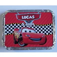 50 Marmitinha personalizada Relâmpago Mcqueen - Bolo, Guloseimas, Doces, Lembrancinhas, aniversário