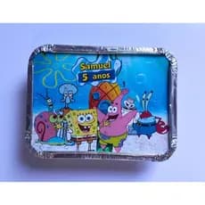 Marmitinha Bob Esponja - Marmitinha Presonalizada Bob Esponja - 10 unidades