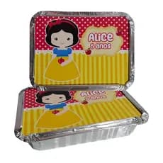 Marmitinha Personalizada Branca de Neve ~ Kit Marmitinha para lembrancinha de festa Aniversário