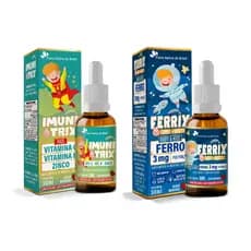 Kit Vitaminas infantis Imunitrix + Ferrix (30ml) - Flora Nativa