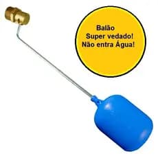 Bóia Torneira para Caixa d'água 3/4 Haste Zamac GARDEN