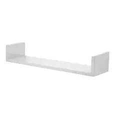 1 Prateleira Nicho U 60X10 Branco Decoração Livros Sala Quarto Cozinha