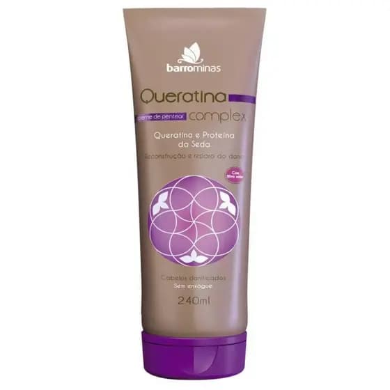 Creme Para Pentear Barrominas Queratina Complex 240ml