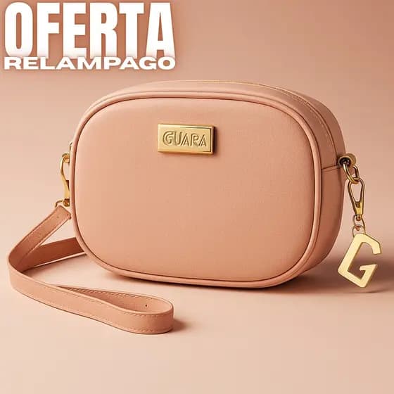 Bolsa Feminina Guara Bags Mini Oval Compacta Casual Elegante