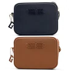 Kit 2 Bolsas Feminina Guará Básica Transversal Linha Premium