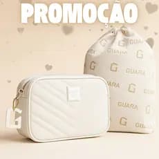 Bolsa Feminina Guara Bags Transversal Pequena Elegante e Prática