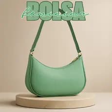 Bolsa Feminina Meia Lua Lisa Minimalista Casual Moderna Para O Cotidiano
