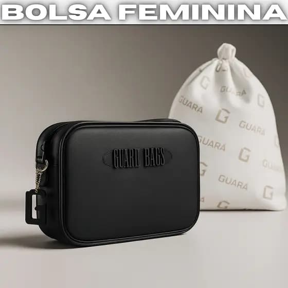 Bolsa Feminina Transversal Guara Bags Compacta Casual Oferta Relâmpago