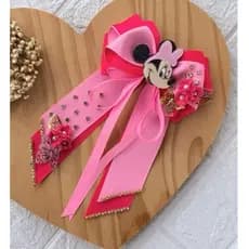Laço Minnie Laço Disney laço com pontas Laços Laço Menina Infantil