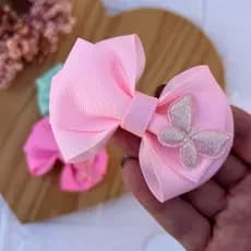 Laco borboleta brilho Delicado Laço rosa Laco verde bebe Laco rosa Penelope Laços Meninas Laço no Bico de pato