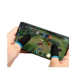 4 Unidades de Luva de Dedo Anti-Suor Para Celular Jogos FPS Free Fire Pubg Mobile Call Of Duty