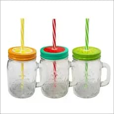 Copo De Vidro Com Canudo Moscow Mule Caneca Rose Decoração Cozinha Vintage Jarra Frutas