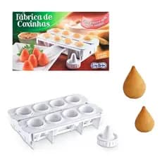 Fábrica Forma Coxinha Mini Salgados Padaria Lanchonete Caseira Gostoso