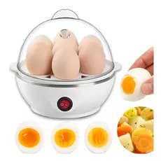 Cozedor de Ovos Elétrico Portátil Cozinha à Vapor 110V 220V Cor Aleatória