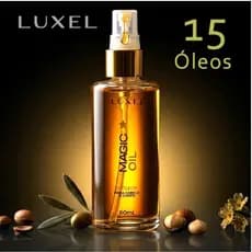 15 Óleos em 1 só frasco - Óleo Capilar e Corporal - Magic Oil - Óleo Multifuncional - 60ml - LUXEL