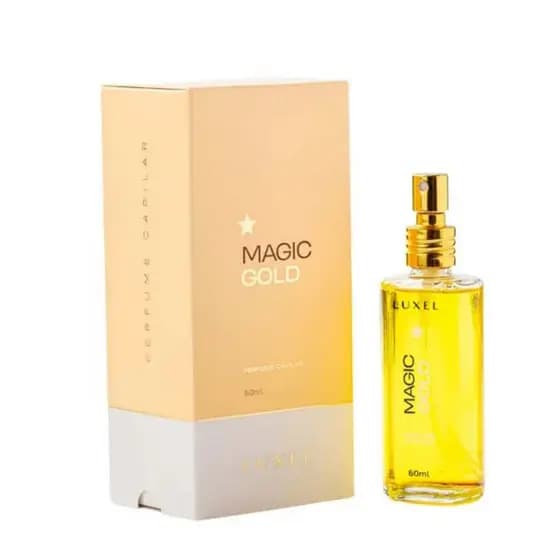 Perfume Capilar Magic Gold - 60 Ml - Luxel