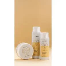 Kit de reconstrução de nutrição Love Hair Linha gold Luxel
