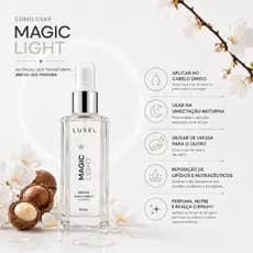 Sérum Oil Leve Cabelos oleosos e finos  - Magic Light Silver - 60ml - Luxel