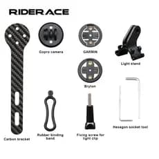 RIDERACE Suporte Gps Ciclocomputador Bike Mtb/Road Guidon Integrado
