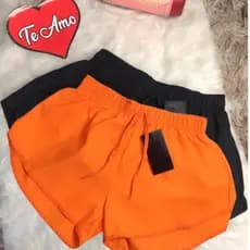 KIT 2 shorts  tactel feminino casual saida de praia corrida short academia shortinho  caminhada P ao EXG  mulher