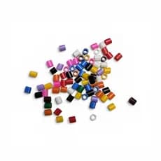 50 Un Anilha Plastica De Marcação Canários 3,0 mm Aberta