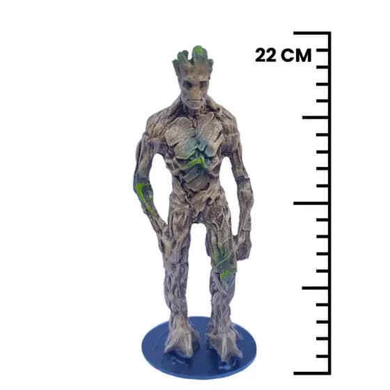 Groot Action Figure 22cm em Resina Guardiões das Galáxias MARVEL Colecionável Presente Criativo Decoração - ENVIO RÁPIDO