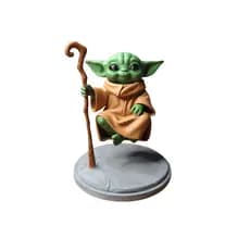 Mestre Grogu Baby Yoda em Meditação - Estátua Flutuante Star Wars - Action Figure Geek Premium 3D - ENVIO RÁPIDO!!!