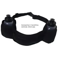 Pochete Porta Garrafa Neoprene Corrida Bike Maratona C 2 Garrafinhas Cel 7,5polegadas