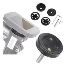 Suporte Top Cap | Suporte Gps Tampa Mesa Bike Black | Garmin Edge | Igpsport | Xoss | Bryton | Cycplus | Magene Aheadset