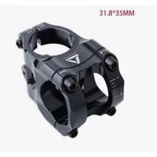 Mesa Curta Mesinha Para Guidão de Bicicleta Hassns 31.8 X 35mm Grau Bike toda preta All Black