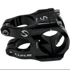 Mesa curta Mesinha Suporte P/ Guidão Bicicleta, Bike Lunje 31.8x35mm Black preta