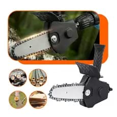 Adaptador de Motosserra Portátil para Furadeira Parafusadeira 4 polegadas