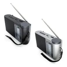 Radio Portátil Analógico Retro Am/fm/sw /usb/sd Recarregável rádio
