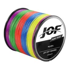 Linha De Pesca Entrançada Super Forte 4 Fios Pe Jof 500M
