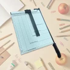 Guilhotina Cortadora De Papel A4 Corte Até 12 Folhas c Trava
