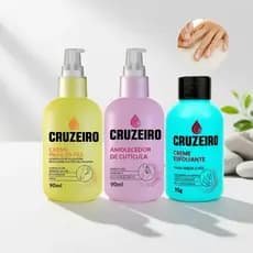 Kit 3 Unid Amolecedor + Creme Pés + Esfoliante 90ml