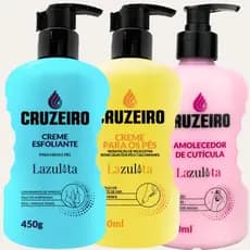 Kit Hidratante Para Pés E Esfoliante Mãos Pés Cruzeiro 450g