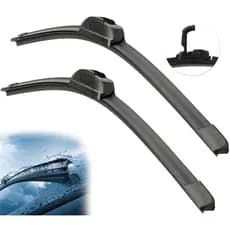 Palhetas Limpador de Parabrisa Para Carro Gancho Dianteiras Paleta Vidro Chuva Silicone Universal