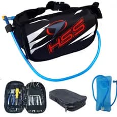 Pochete De Hidratação Ferramentas Motocross Off Road Trilha Motoqueiro Refil D'agua Térmico Preta