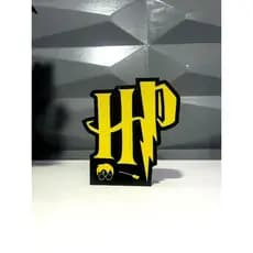 Placa Decorativa Harry Potter – Impressão 3D | Para Mesa, Prateleira ou Nicho