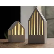 KIT Luminária Casinha para Cenário com Vela Eletrônica Decorada- Casinhas decoração de Natal
