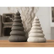 Trio de Árvores de Natal Decorativas – Enfeites Natalinos Charmosos