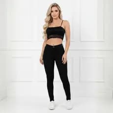 Cropped Top Renda Feminino Sutiã Rendado Faixa Alça Fina Blogueiras