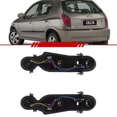 Circuito Soquete Lanterna Sinaleira Traseira Celta 2006 a 2015